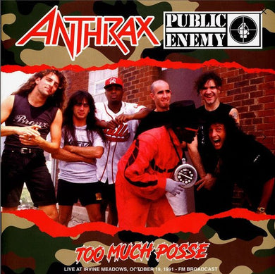 Anthrax & Public Enemy Too Much Posse - Live At Irvine Meadows, October 19, 1991 - FM Broadcast - ElMuelle1931